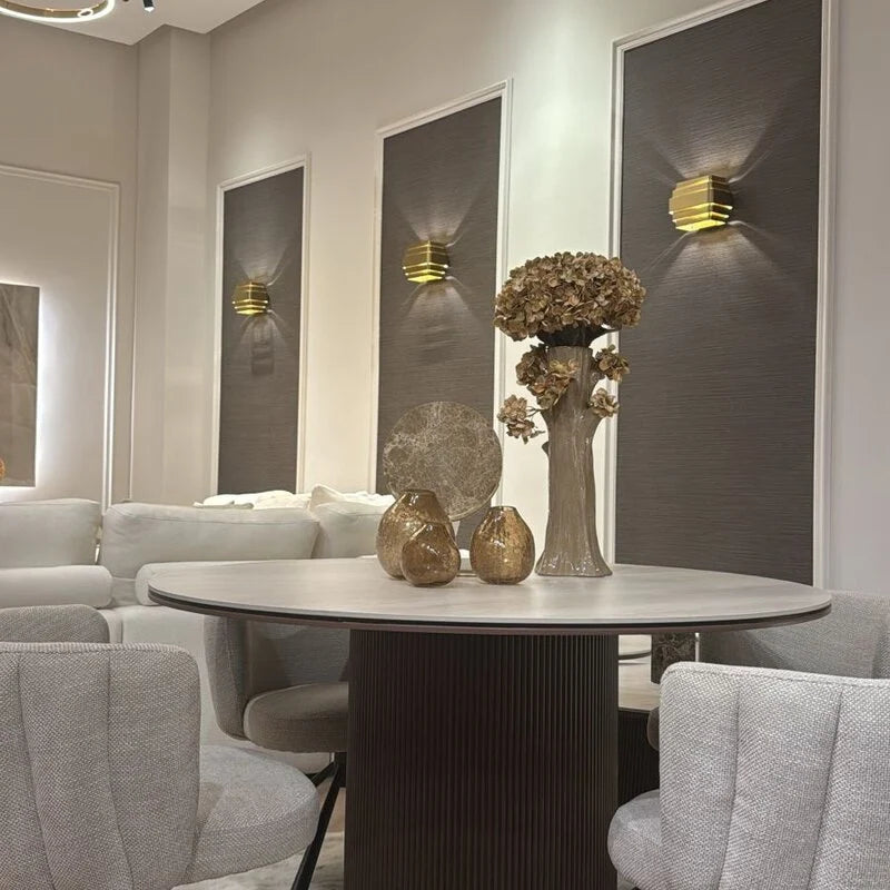 Table de salle à manger ronde VALERION – 130 cm