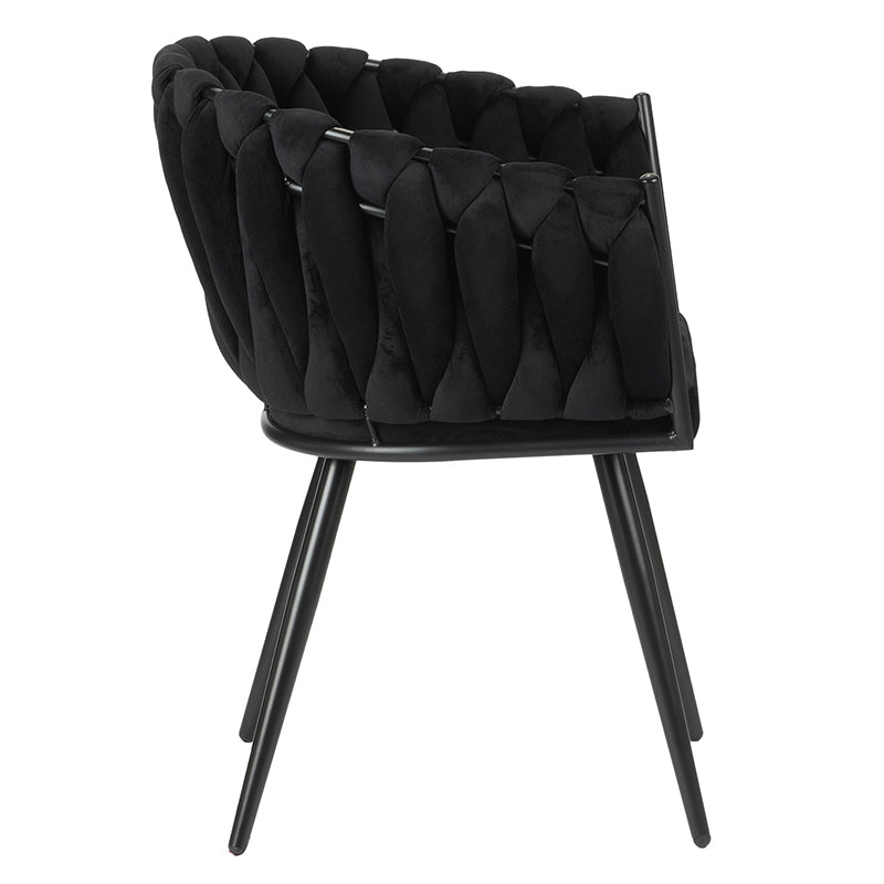 Chaise Wave noire