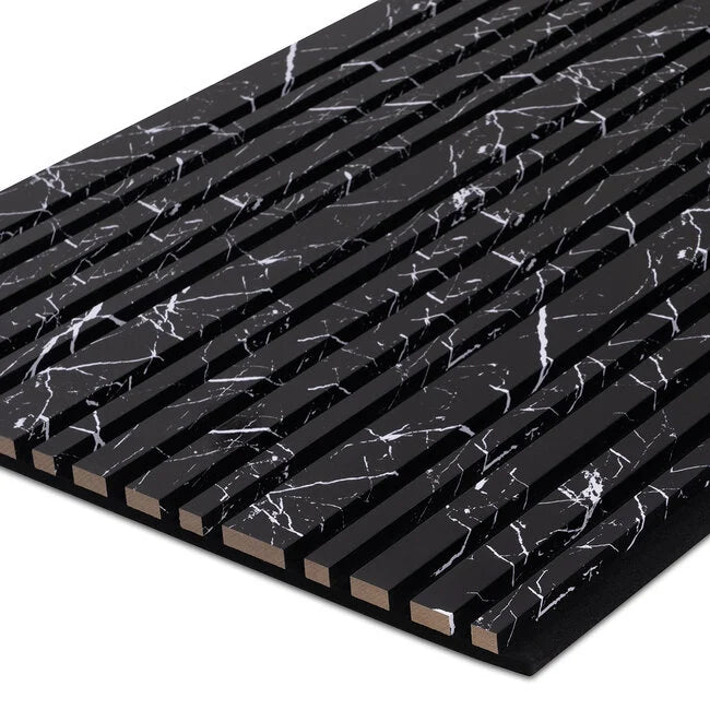 Panneau acoustique Woodline en marbre noir