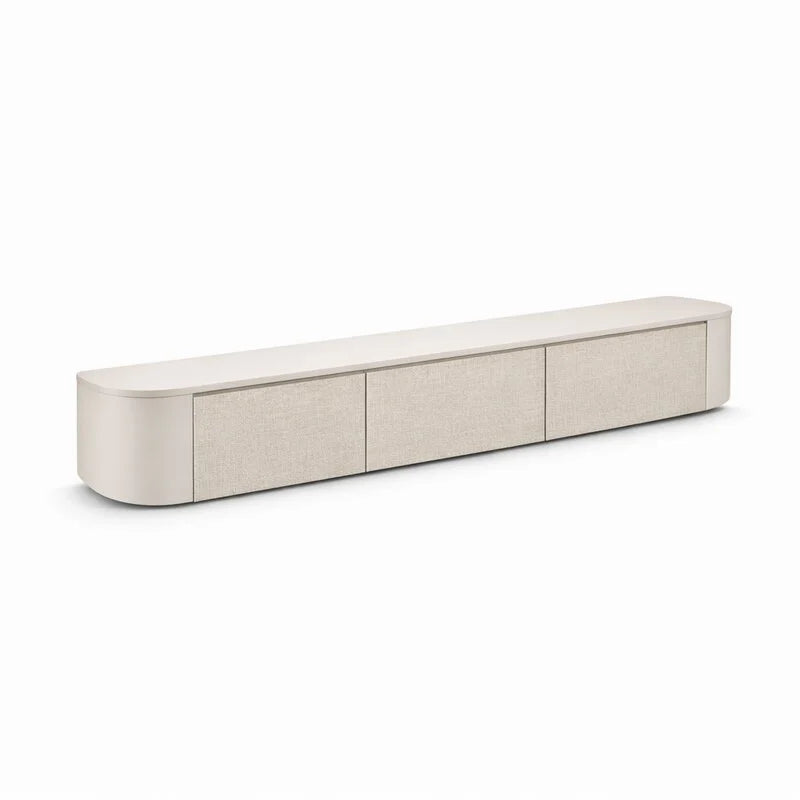 Japandi Beige Linnen Deuren | TV - Meubel