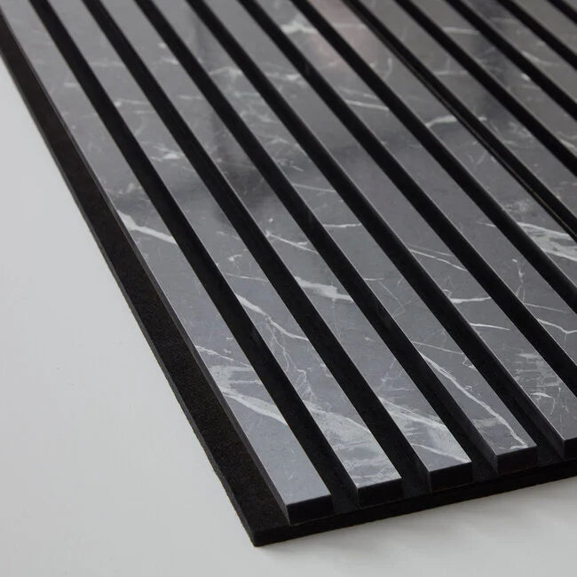 Panneau acoustique Woodline en marbre noir