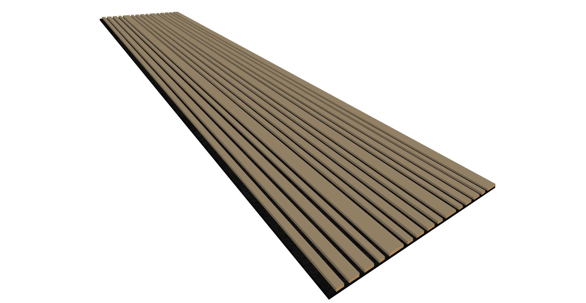 Panneau acoustique Woodline Bronze clair