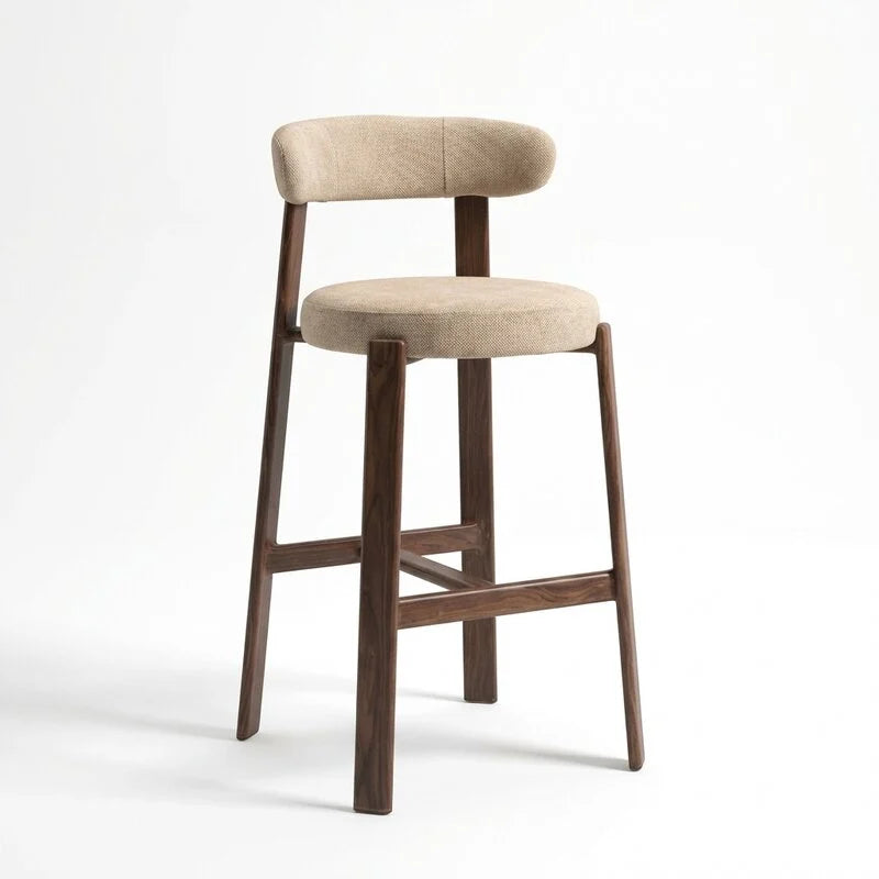 Tabouret de bar Aurelia — Luxe architectural d'inspiration japonaise