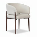 Chaise de salle à manger en noyer Japandi